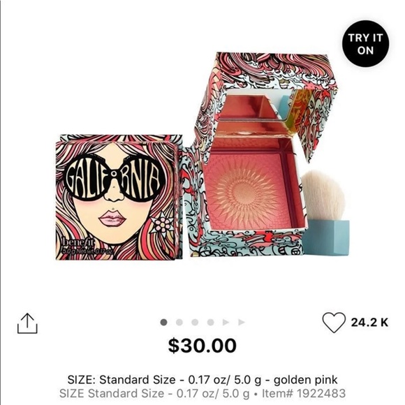 Benefit Cosmetics galifornia blush - Picture 6 of 6